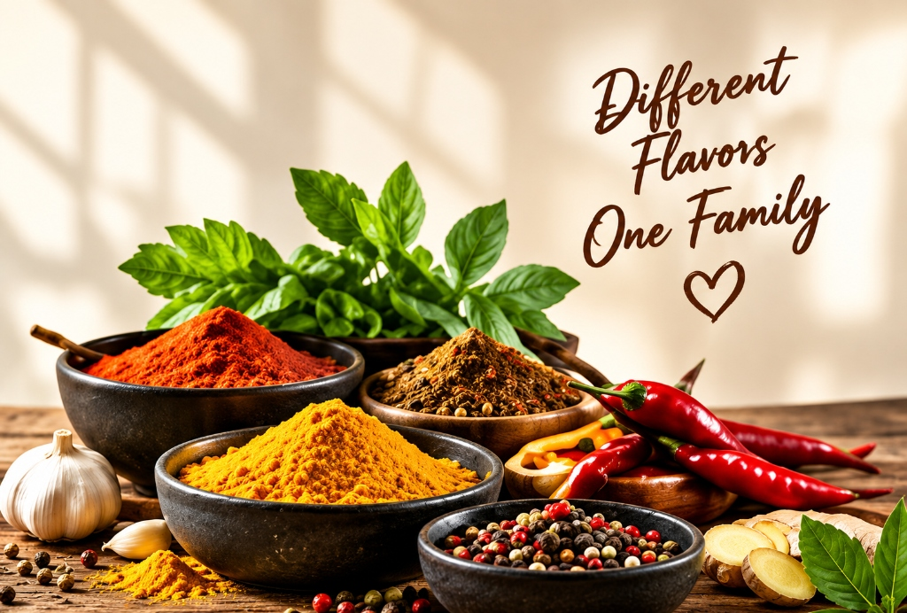 Different Flavors One Family - Authentic Indian and Caribbean Spices