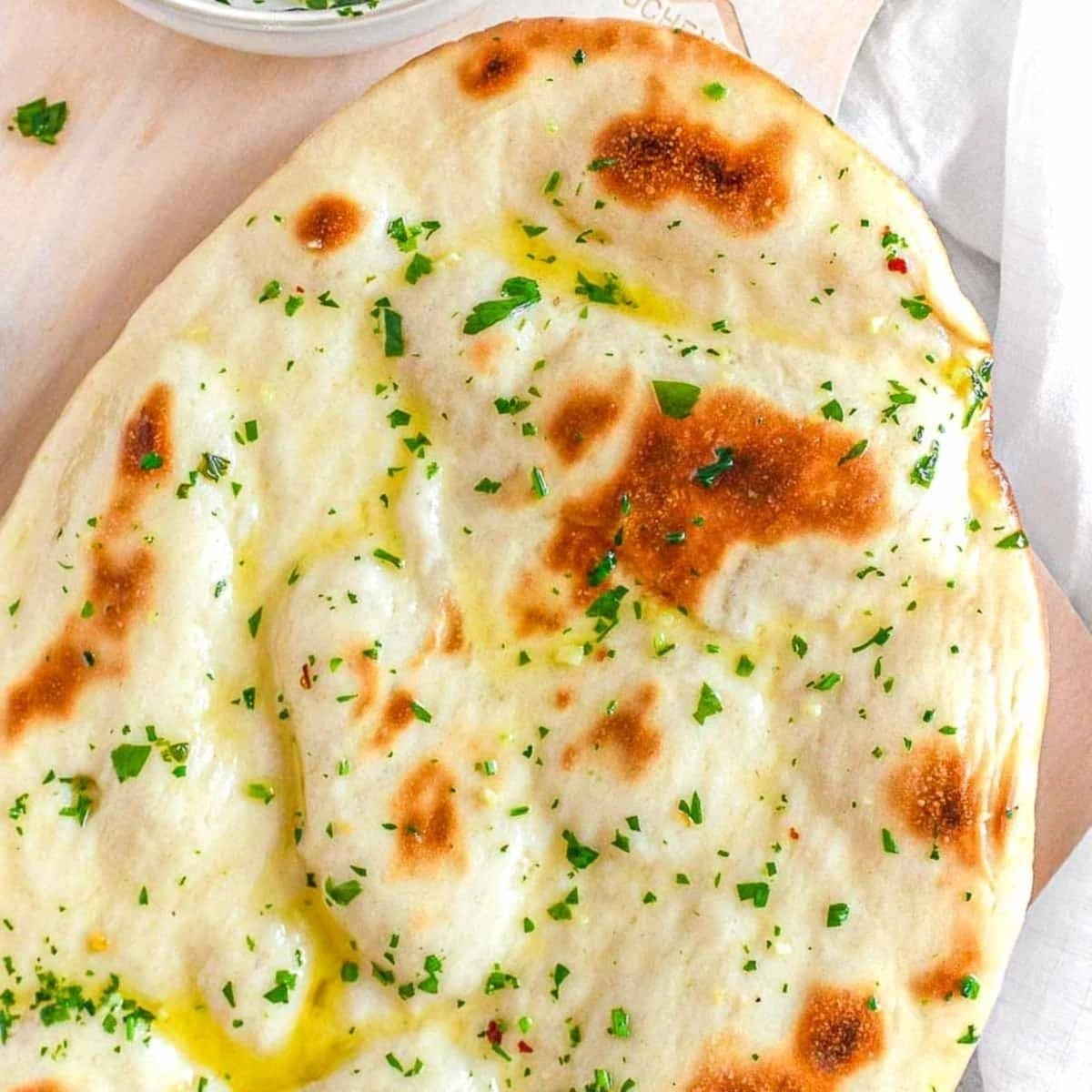 Garlic naan