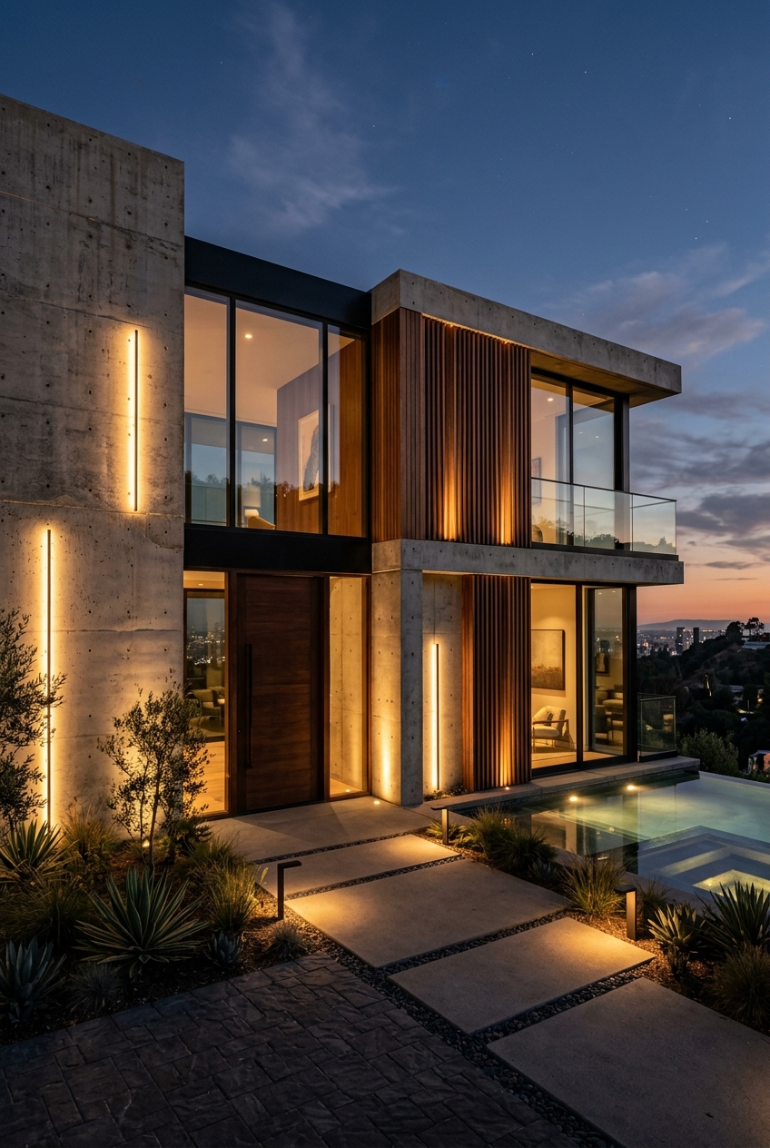 Modern Architectural Facade Lighting